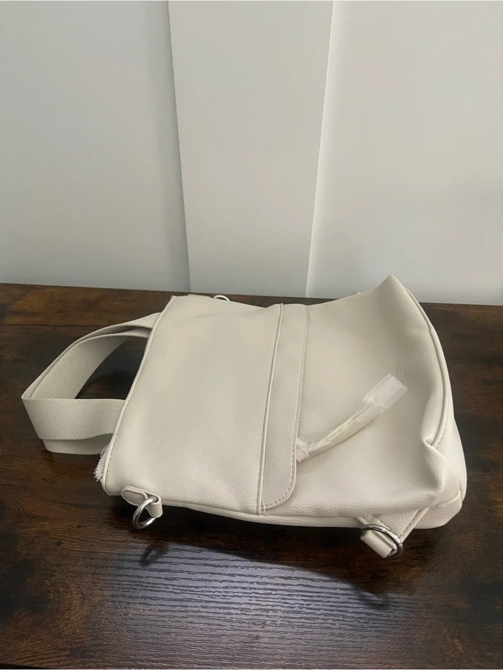 Cynthia Rowley Cream Convertible Tote Backpack
